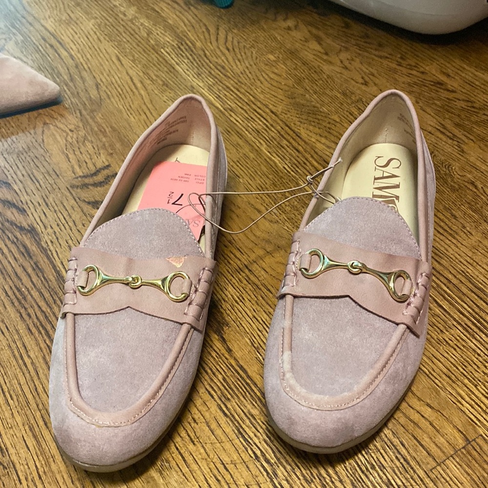 Pink Sam & Libby loafers 7.5